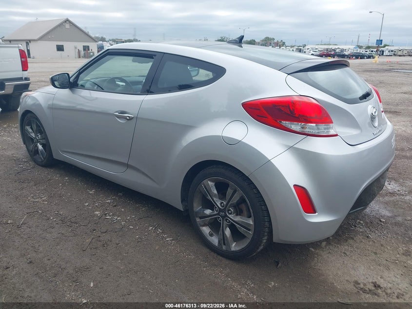 Vin: kmhtc6ad7gu269717, lot: 46676173, hyundai veloster 20163