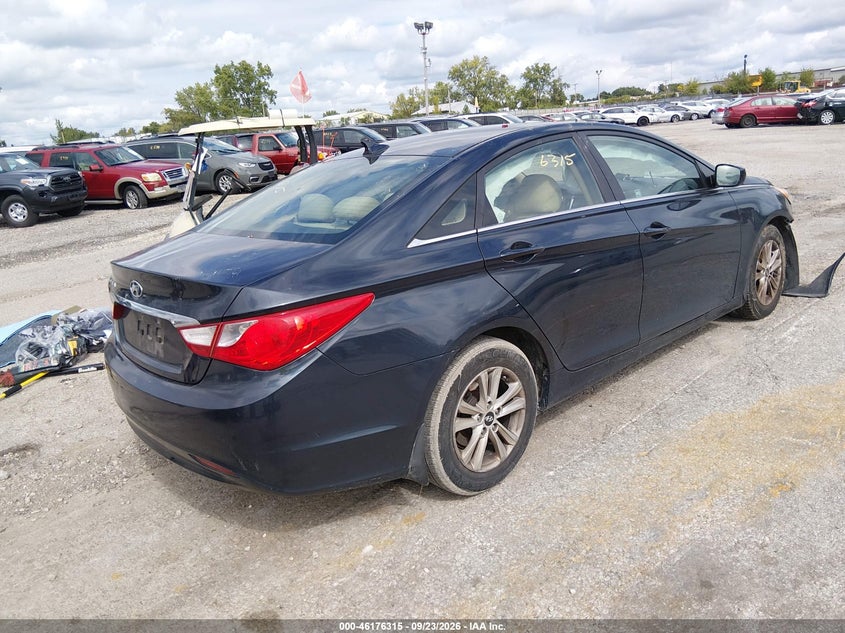 Vin: 5npeb4ac8ch407295, lot: 46676175, hyundai sonata gls 20124