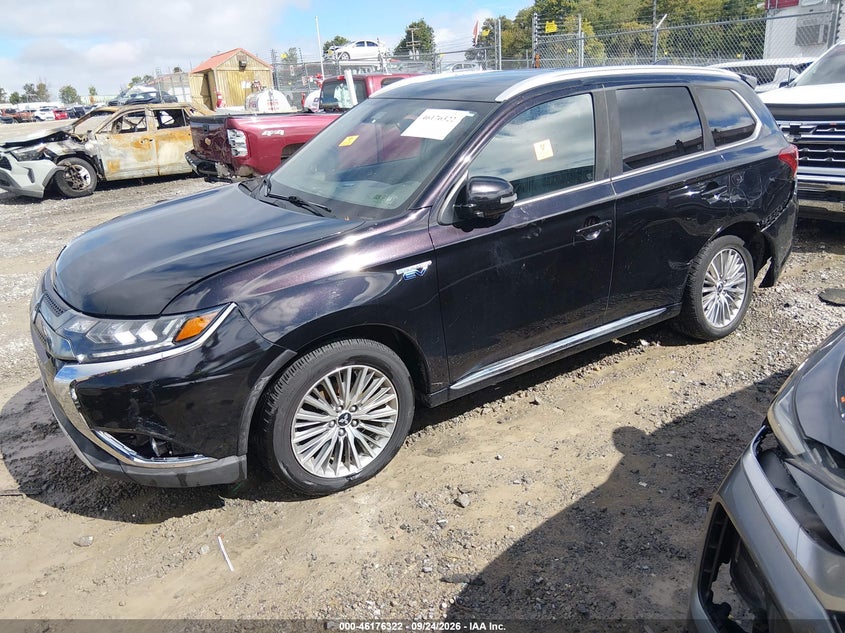Vin: ja4j24a5xlz009718, lot: 46676182, mitsubishi outlander phev gt s-awc 20202