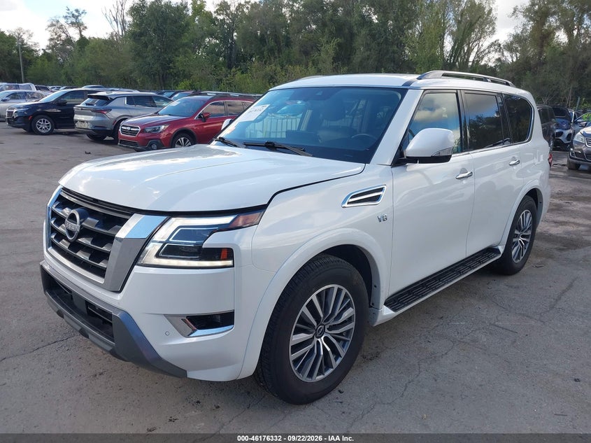 Vin: jn8ay2ad9n9675363, lot: 46676192, nissan armada sv 4wd 20222