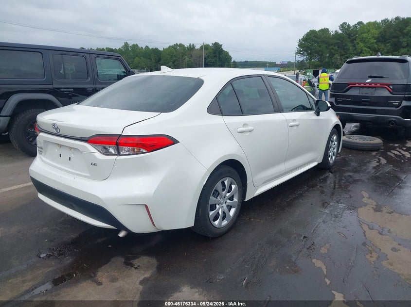 Vin: 5yfeprae6lp082973, lot: 46676194, toyota corolla le 20204