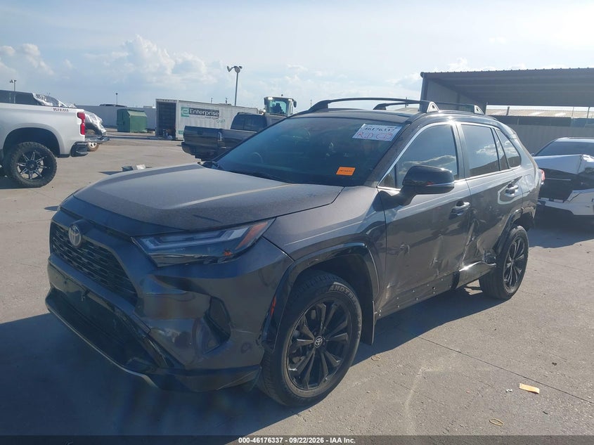 Vin: jtme6rfv9pj033305, lot: 46676197, toyota rav4 hybrid xse 20232
