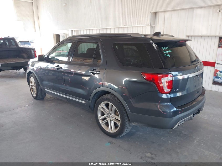 Vin: 1fm5k7d8xhgd35726, lot: 46676208, ford explorer xlt 20173