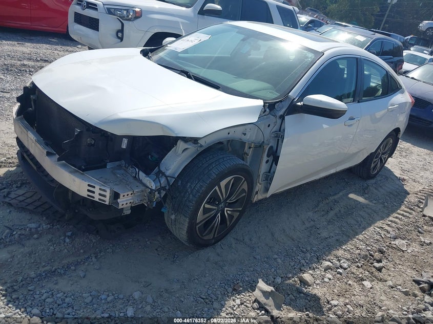 Vin: 19xfc1f3xge003692, lot: 46676212, honda civic ex-t 20162