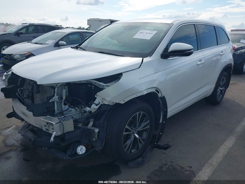 Vin: 5tdbzrfh1js909525, lot: 46676224, toyota highlander le plus 20182