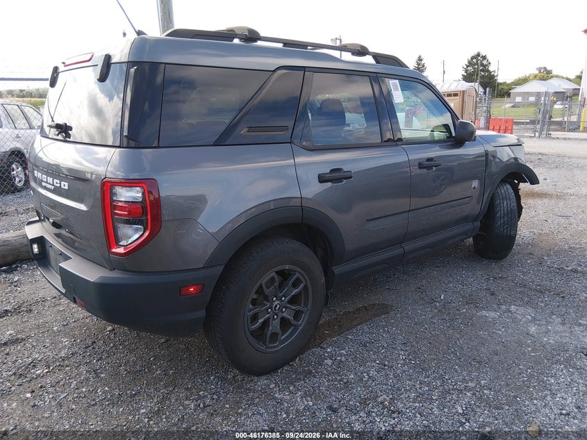 Vin: 3fmcr9b65rre23867, lot: 46676245, ford bronco sport big bend 20244