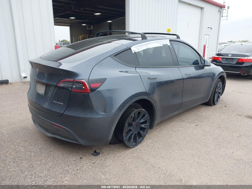 Vin: 7saygdee9pa085927, lot: 46676251, tesla model y awd/long range dual motor all-wheel drive 20234