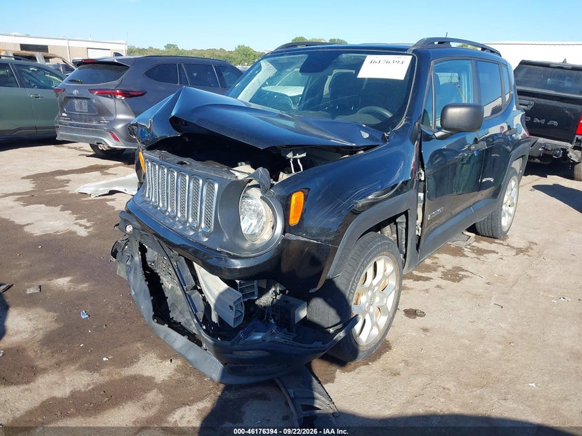 2018 Jeep Renegade, Удар спереду, IAAI, VIN ZACCJBAB7JPJ47205 — фото 2