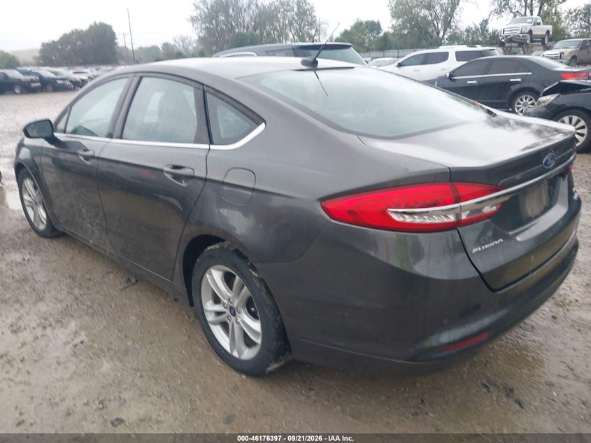 Vin: 3fa6p0hd0jr230626, lot: 46676257, ford fusion se 20183