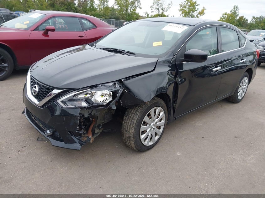 Vin: 3n1ab7ap4ky263719, lot: 46676273, nissan sentra s 20192