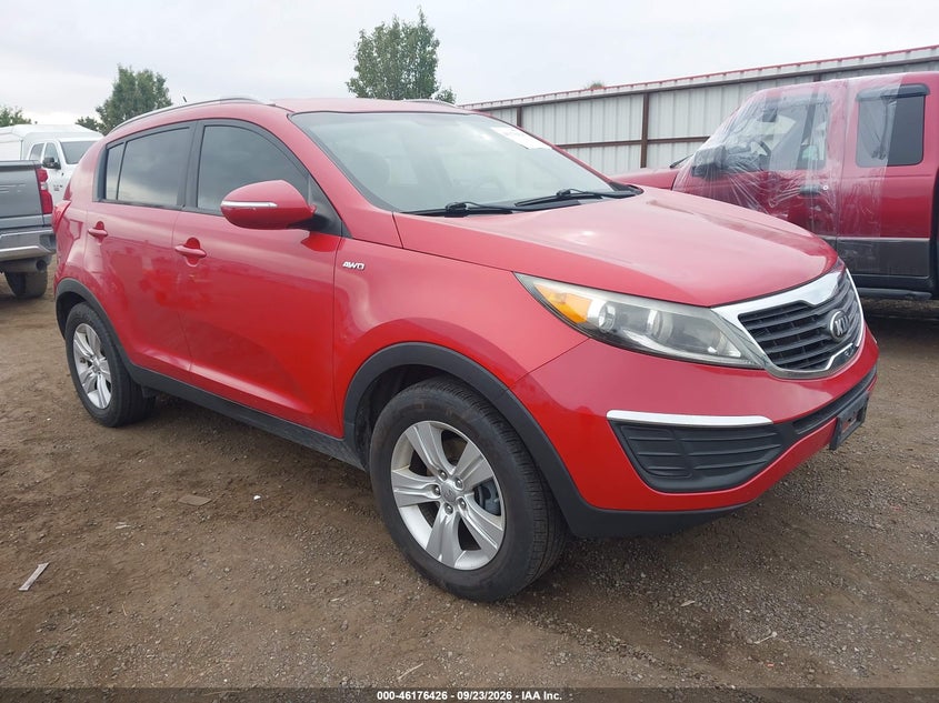 Vin: kndpbca27d7391378, lot: 46676286, kia sportage lx 2013 img_1