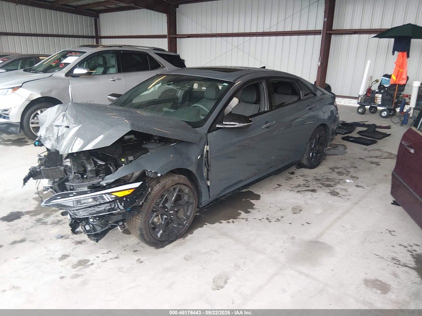 Vin: kmhlr4df4su096554, lot: 46676303, hyundai elantra n line 20252