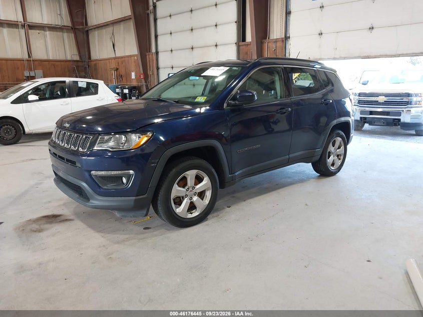 Vin: 3c4njdbbxkt597396, lot: 46676305, jeep compass latitude 4x4 20192