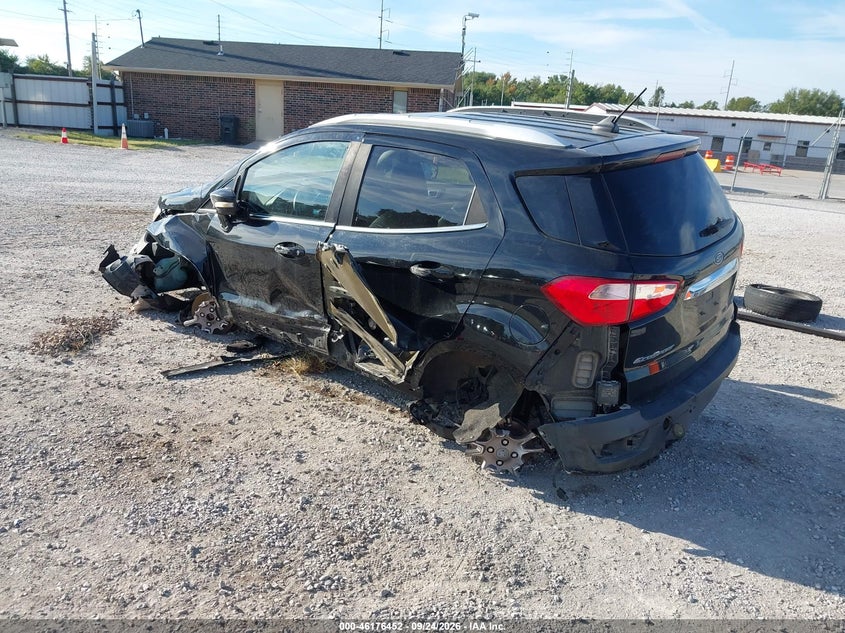 Vin: maj6s3kl6kc281564, lot: 46676312, ford ecosport titanium 20193