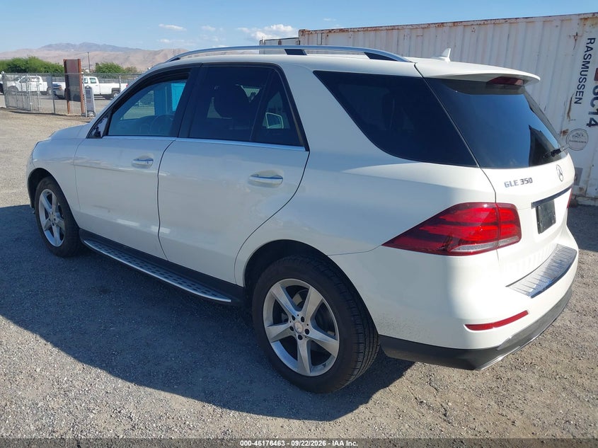 Vin: 4jgda5jb7ga800595, lot: 46676323, mercedes-benz gle 350 20163