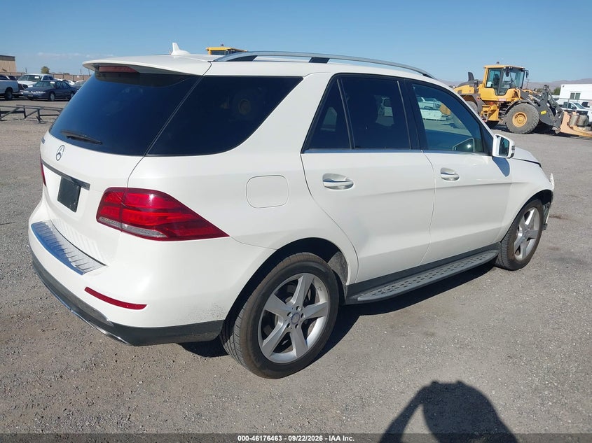 Vin: 4jgda5jb7ga800595, lot: 46676323, mercedes-benz gle 350 20164