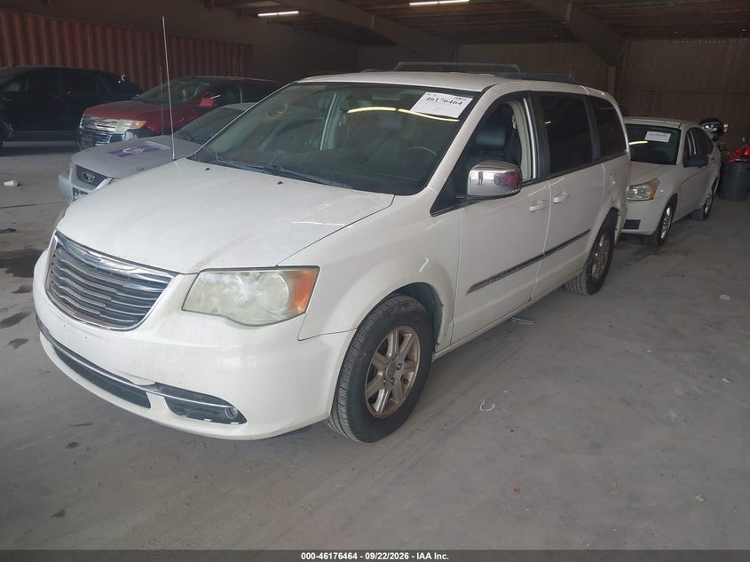 Vin: 2a4rr8dg4br690017, lot: 46676324, chrysler town & country touring-l 20112