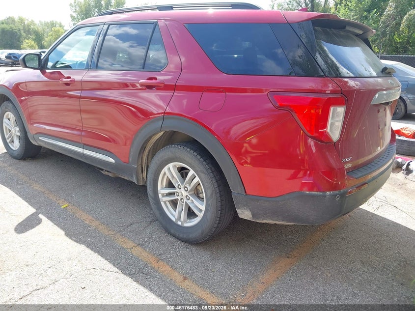Vin: 1fmsk8dh1lga20699, lot: 46676343, ford explorer xlt 20203