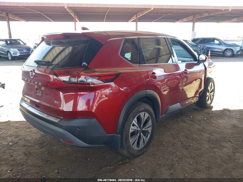 Vin: jn8at3ba9mw017468, lot: 46676344, nissan rogue sv fwd 20214