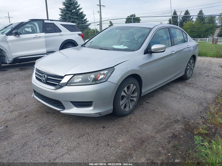 Vin: 1hgcr2f33ea257737, lot: 46676378, honda accord lx 20142