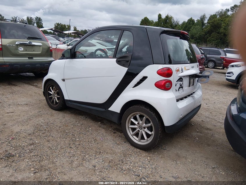 SMART FORTWO 2008 VIN WMEEJ31X78K193765