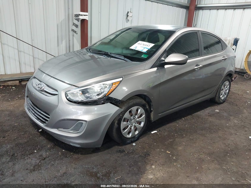 Vin: kmhct4ae6hu369614, lot: 46676413, hyundai accent se 20172