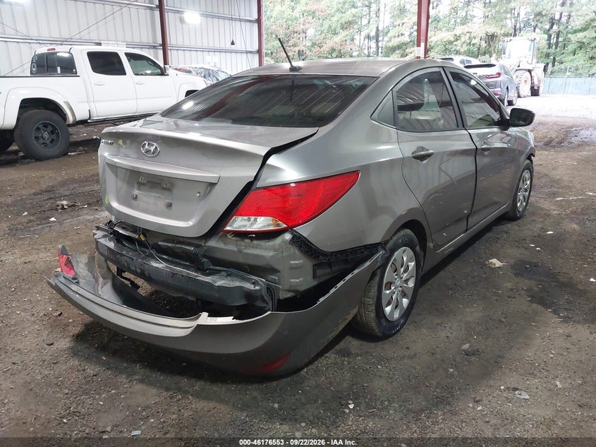 Vin: kmhct4ae6hu369614, lot: 46676413, hyundai accent se 20174