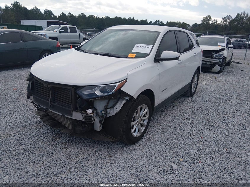 Vin: 2gnaxkev3k6264637, lot: 46676415, chevrolet equinox lt 20192