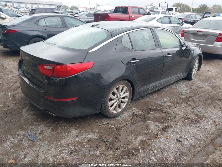 Vin: knagm4a75f5615660, lot: 46676419, kia optima lx 20154