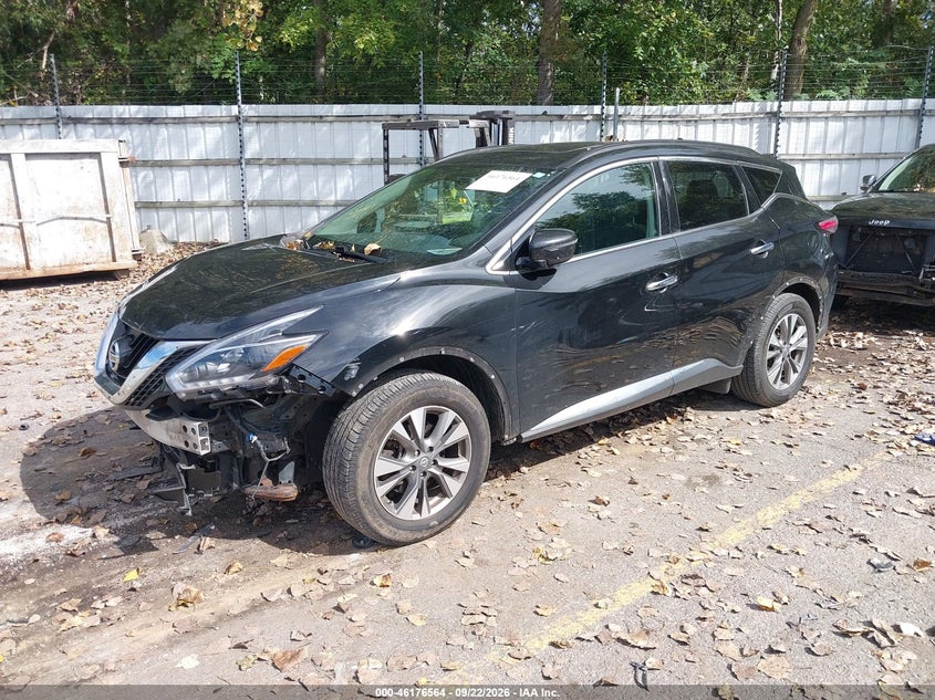 Vin: 5n1az2mh7jn193463, lot: 46676424, nissan murano platinum/s/sl/sv 20182
