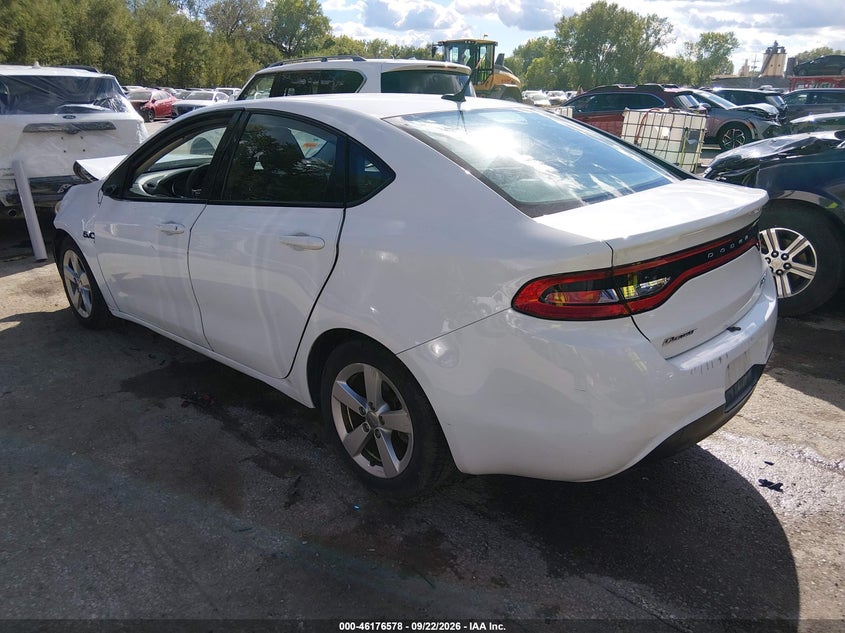 Vin: 1c3cdfbb2fd158641, lot: 46676438, dodge dart sxt 20153