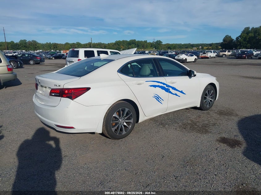 Vin: 19uub1f57fa023977, lot: 46676442, acura tlx tech 20154