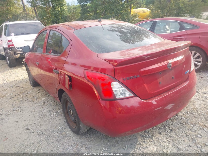 Vin: 3n1cn7ap0dl882415, lot: 46676534, nissan versa 1.6 s+ 20133