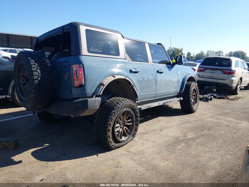 Vin: 1fmde5bh7nlb51969, lot: 46676562, ford bronco outer banks 20224