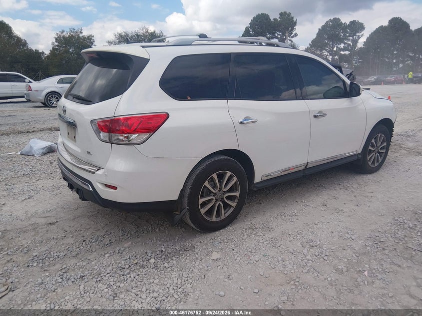 Vin: 5n1ar2mn6dc681292, lot: 46676612, nissan pathfinder sl 20134