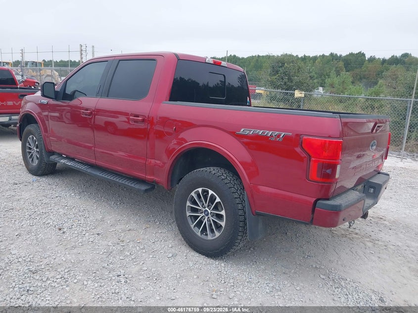 Vin: 1ftew1e5xjkc48132, lot: 46676619, ford f-150 lariat 20183