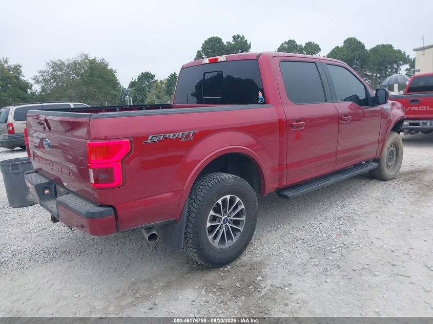 Vin: 1ftew1e5xjkc48132, lot: 46676619, ford f-150 lariat 20184