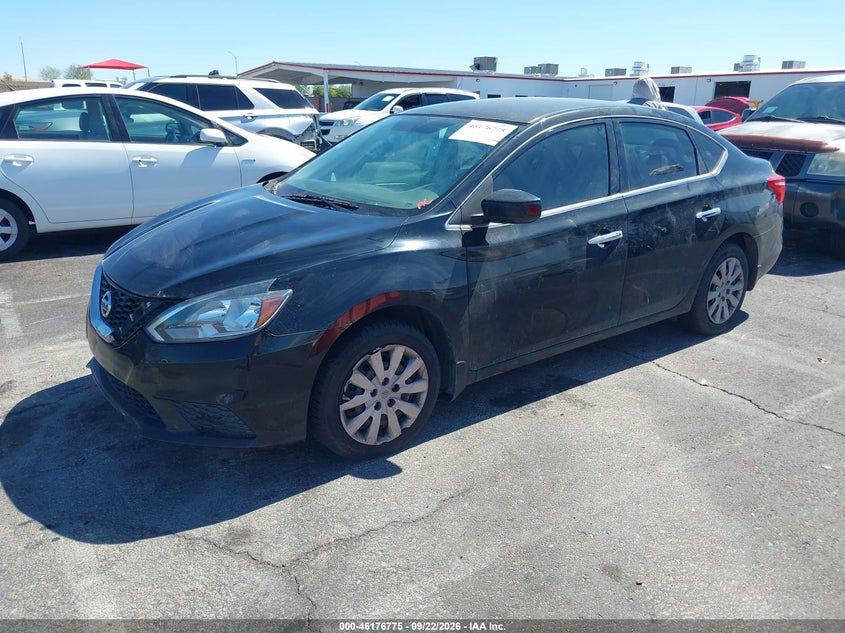 Vin: 3n1ab7ap7hy351088, lot: 46676636, nissan sentra s 20172