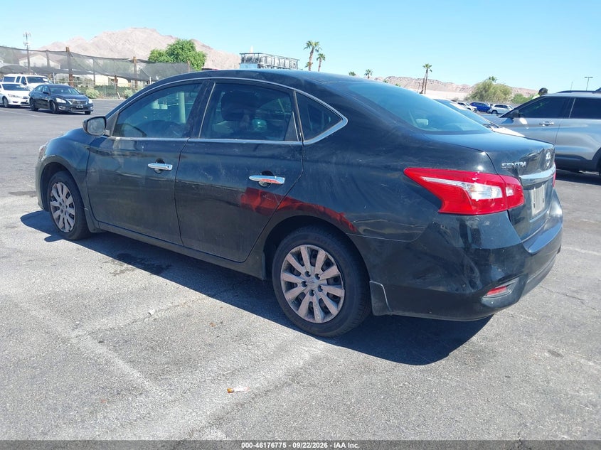 Vin: 3n1ab7ap7hy351088, lot: 46676636, nissan sentra s 20173