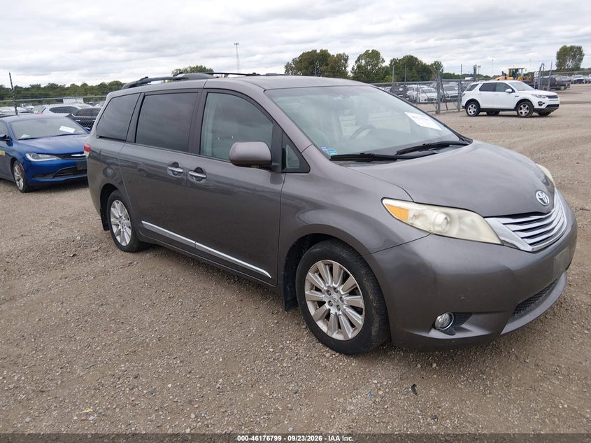 Vin: 5tddk3dc7bs019033, lot: 46676659, toyota sienna limited 2011 img_1