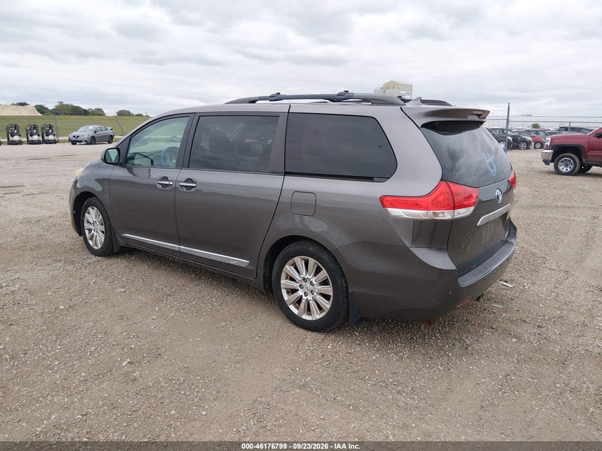 Vin: 5tddk3dc7bs019033, lot: 46676659, toyota sienna limited 20113