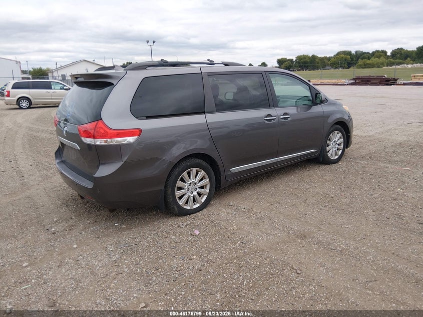 Vin: 5tddk3dc7bs019033, lot: 46676659, toyota sienna limited 20114