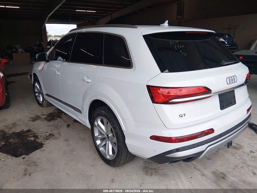 Vin: wa1lvbf78sd007587, lot: 46676688, audi q7 premium plus 55 tfsi quattro tiptronic 20253