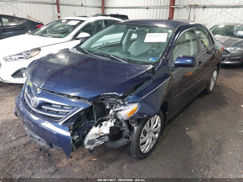 Vin: 2t1bu4ee5dc940203, lot: 46676737, toyota corolla le 20132