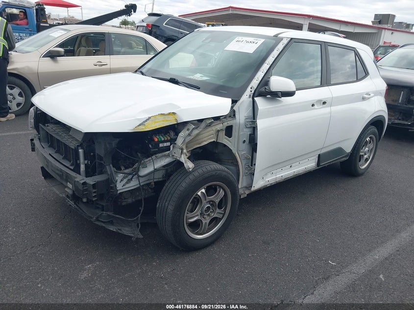 Vin: kmhrb8a32mu064298, lot: 46676744, hyundai venue se 20212