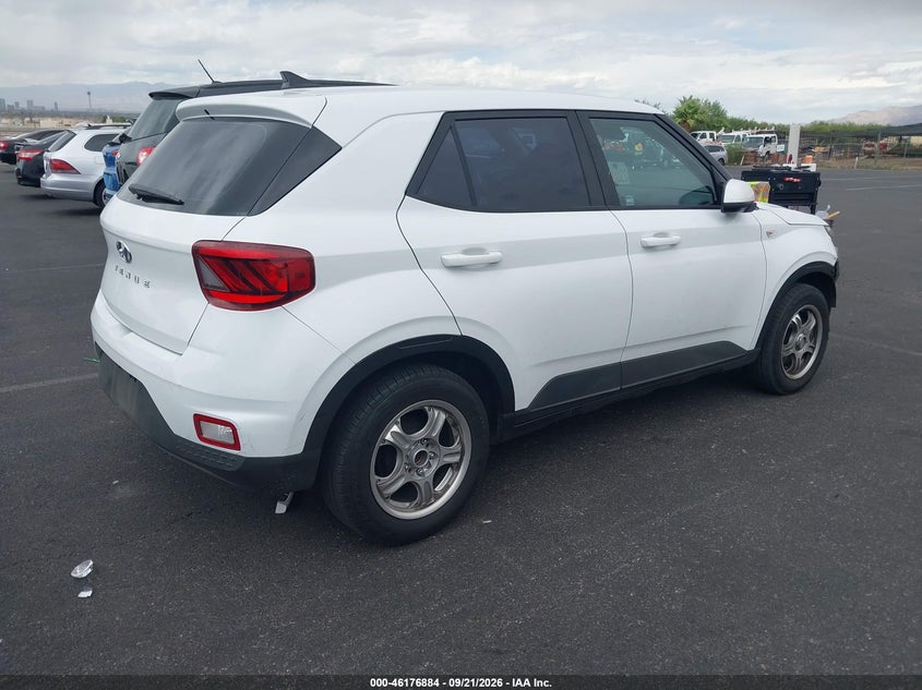 Vin: kmhrb8a32mu064298, lot: 46676744, hyundai venue se 20214