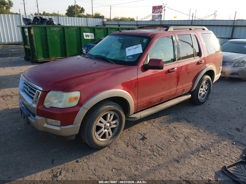 Vin: 1fmeu6ee8aua61295, lot: 46676757, ford explorer eddie bauer 20102