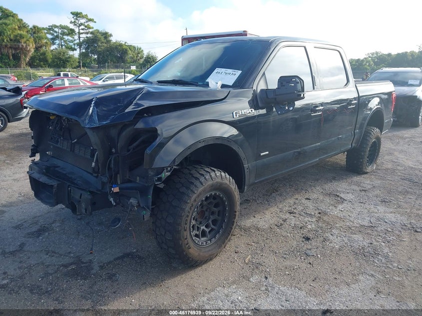 Vin: 1ftew1cg1ffa67537, lot: 46676799, ford f-150 lariat 20152