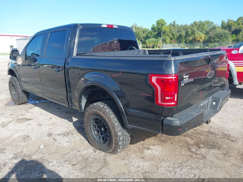 Vin: 1ftew1cg1ffa67537, lot: 46676799, ford f-150 lariat 20153