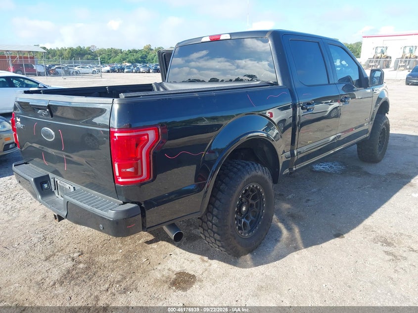 Vin: 1ftew1cg1ffa67537, lot: 46676799, ford f-150 lariat 20154